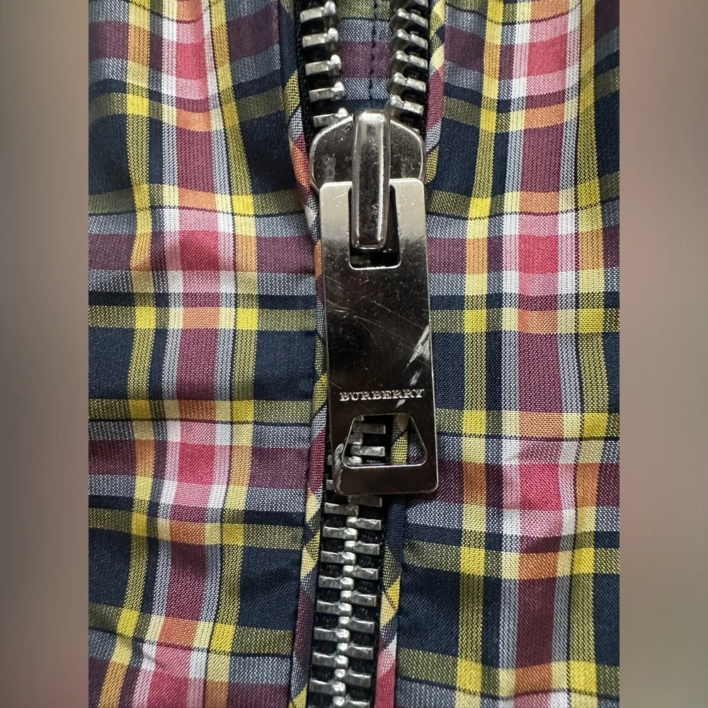 Burberry Kids pink Plaid Jacket size 14